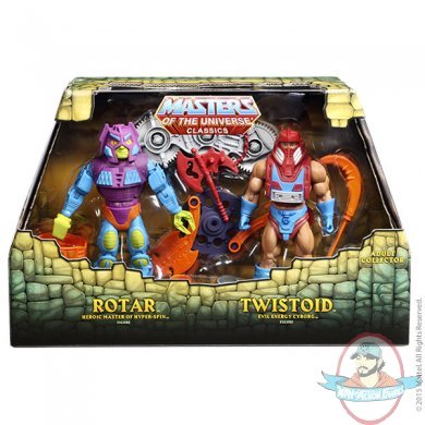 Masters of the Universe 2-Pack Rotar vs.Twistoid Figures Mattel