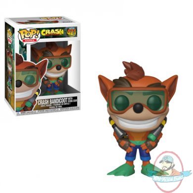 Pop! Games Crash Bandicoot  Series 2 Crash with Scuba #421 Funko