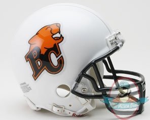 B C Lions Riddell CFL Mini Football Helmet by Riddell