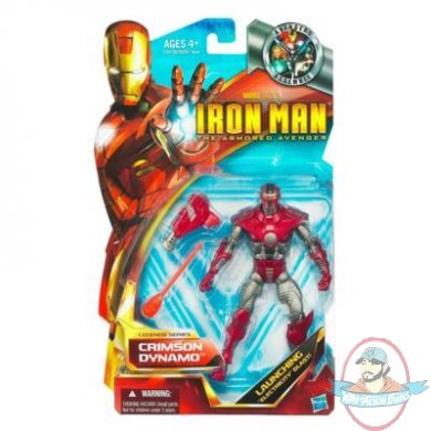 Iron Man Crimson Dynamo 6-inch Marvel Legends Action Figures Wave 1 by Hasbro