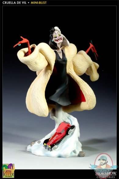 Disney Cruella DeVil Polystone Bust by Enesco