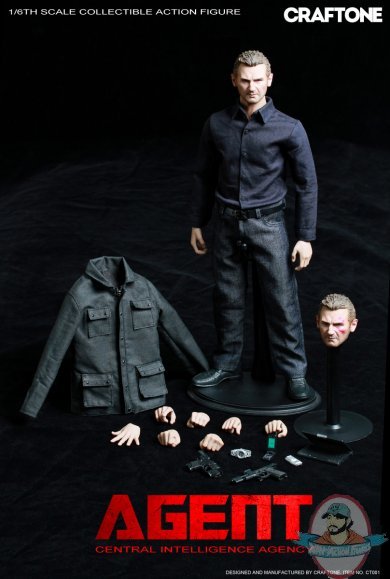 1/6 Scale Action Figure Agent By Craftone