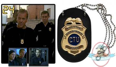 24 Jack Bauer Counter Terrorist Unit Badge Prop Replica