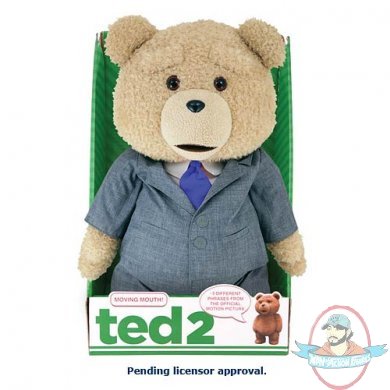 16" MOUTH MOVING ANIMATED PLUSH EXPLICIT VERSION BRAND NEW TED 2 SPORT JERSEY 