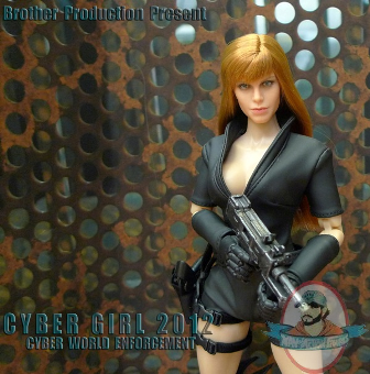 Cyber Black Girl 2012 Cyber World Enforcement 12 inch Figure