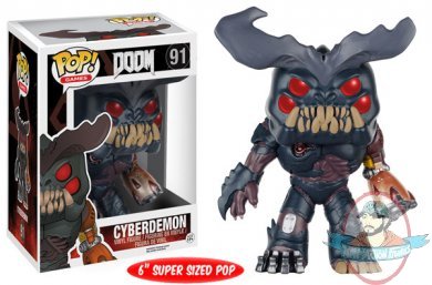 Pop! Games 6" Super Sized Doom Cyberdemon #91 Vinyl Figure Funko