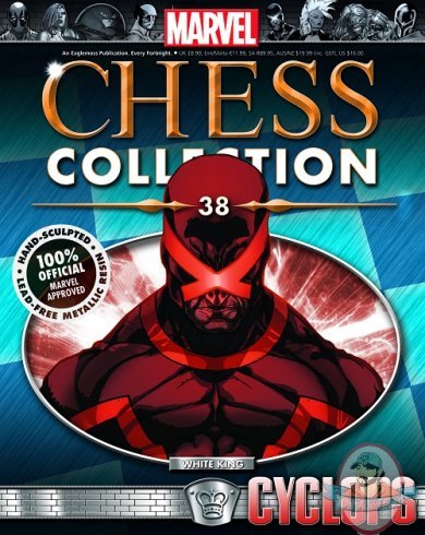 Marvel Chess Figurine Magazine #38 Cyclops White King Eaglemoss