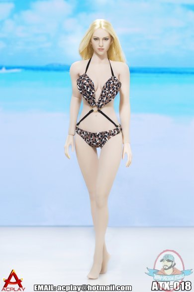 ACPLAY 1:6 Figure Accessorie Swimming Suit Brown & Dots AP-ATX018D