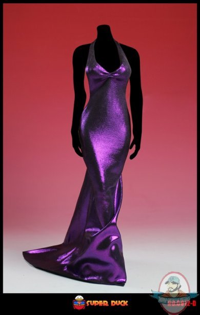 Super Duck 1/6 Figure Accessories Sex Mermaid Gown in Purple SUD-C012D