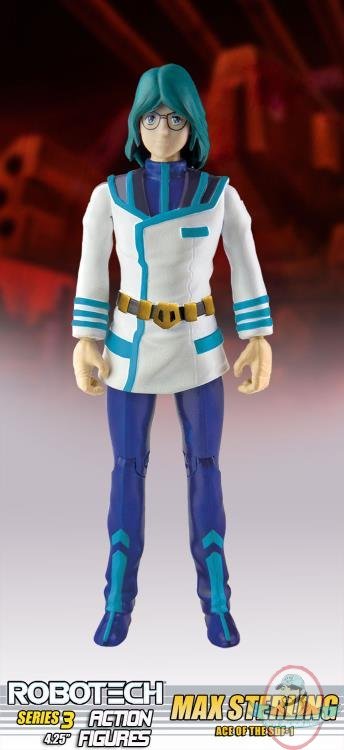 Robotech Series 3 Max Sterling Poseable Figure by Toynami