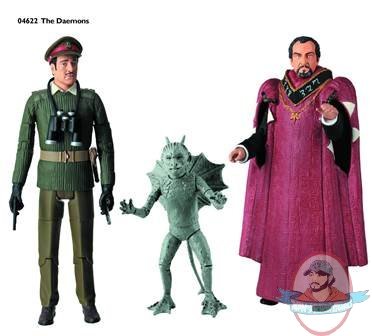 Dr. Who The Daemons Set of 3 Action Figures by Underground Toys