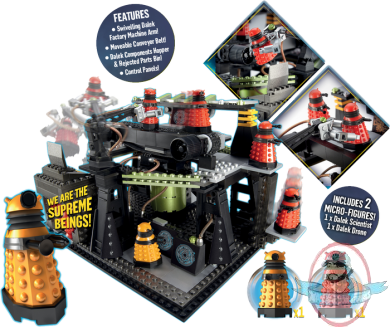 Dr. Who Character Building Dalek Factory Set by Underground Toys