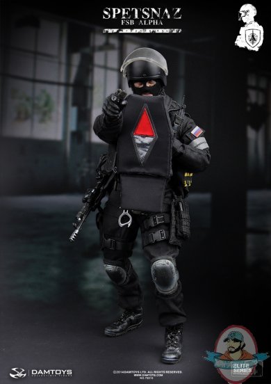 1/6 Scale Spetsnaz FSB Alpha Group Action Figure by Dam Toys