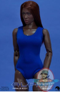 1/6 Scale Body Dark Skin Alpha Female TRI-0178 by Triad Toys