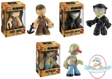 Walking Dead Set of 3 7-Inch Vinyl Figure by Funko