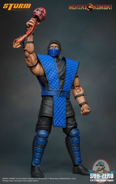 1/12 Mortal Kombat Sub Zero Figure Storm Collectibles STM87014