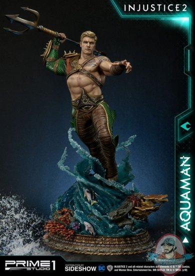 1/4 Scale Injustice 2 Aquaman Statue Prime 1 Studio 903888