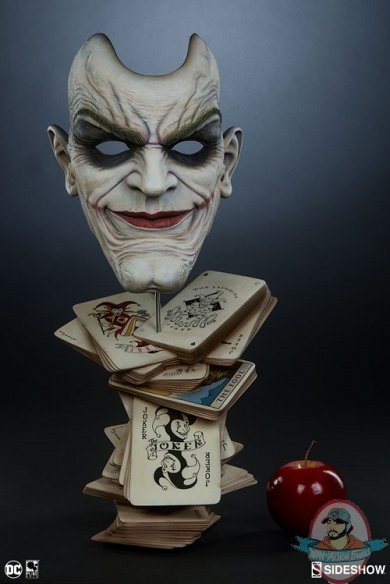 Dc The Joker Face of Insanity Life-Size Bust Sideshow 400300