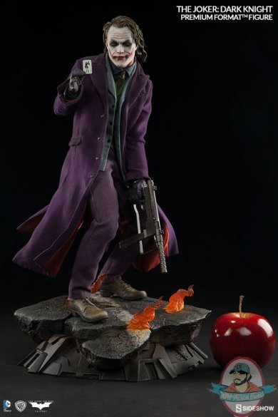 Dc Premium Format Joker The Dark Knight Sideshow Collectibles