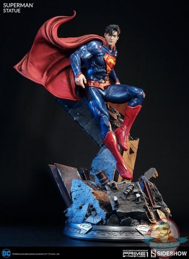 Dc New 52 Superman Polystone Statue Sideshow Collectibles 200509