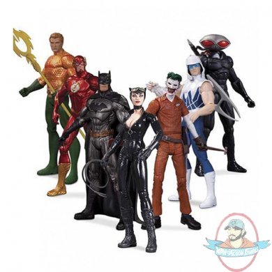 Dc Comics The New 52 Super Heroes Vs. Super Villains Figure 7-Pack