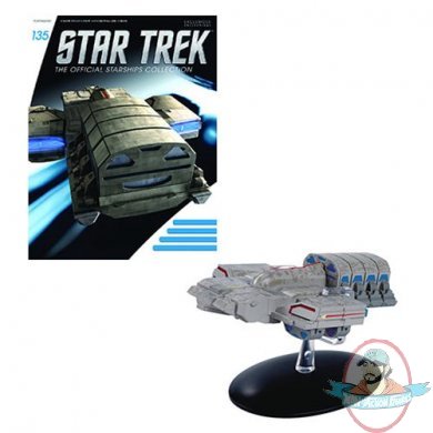 Star Trek Starships Dala Ship Vehicle with Magazine #135 Eaglemoss