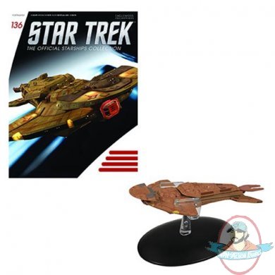 Star Trek Starships Keldon Class Vehicle with Magazine #136 Eaglemoss