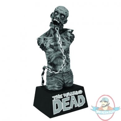 Walking Dead Michonne's Pet Zombie 2 Black & White Bust Bank Diamond