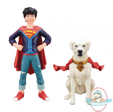 Dc Comics Supersons Jonathan Kent & Krypto ArtFX + Statue Kotobukiya