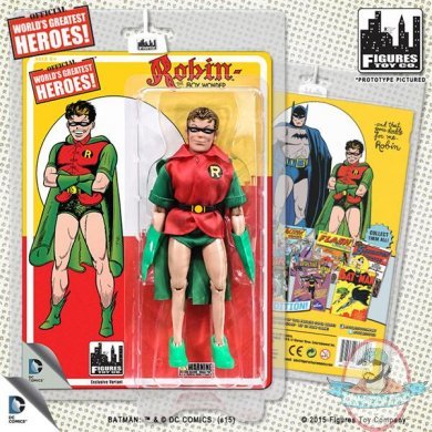 Batman Retro 8" Figure First Appearance Series 1 Robin Green Cape