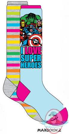 Marvel Juniors 2 Pack Superheroes Socks 
