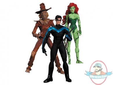 Batman Hush Three Pack Scarecrow, Nightwing and Poison Ivy 