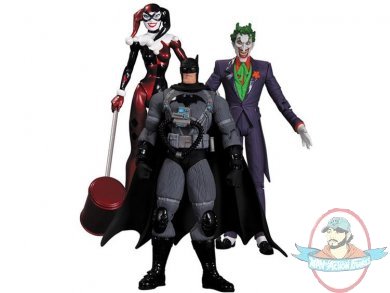 Stealth Batman Hush Three Pack Harley Quinn, Batman and Joker