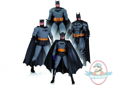 Batman 75th Anniversary Action Figure Four 4 Pack Dc Collectibles