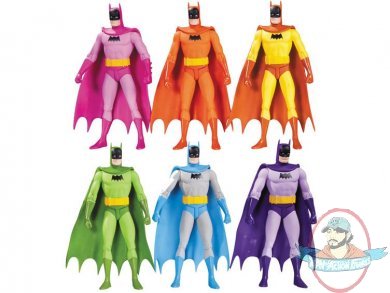 Batman Rainbow Action Figure Six Pack by Dc Collectibles