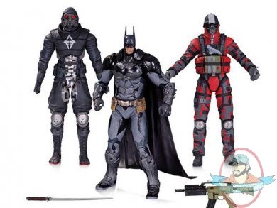  Batman Arkham Knight Batman & Thugs 3 Pack Batman Soldier Combat Exp