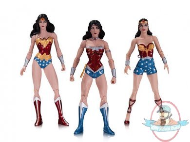 Wonder Woman Three Pack By DC Collectibles