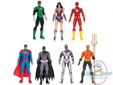 Justice League of America Figures 7 Pack Dc Collectibles