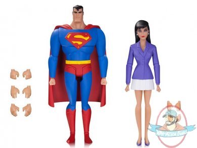 Superman The Animated Series Action Figure Superman & Lois Lane 2 Pack