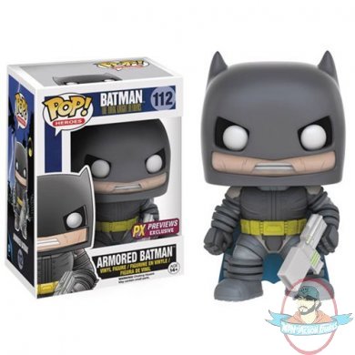 DC POP! Batman The Dark Knight Returns Armored Batman #112 PX Funko 