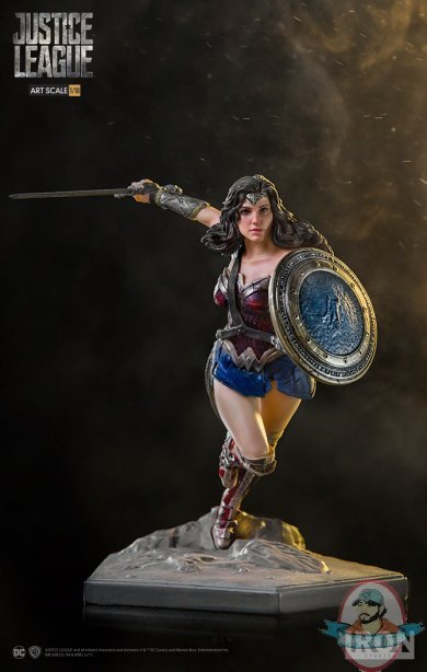 1/10 Art Scale Dc Justice League Wonder Woman Iron Studios INS30098