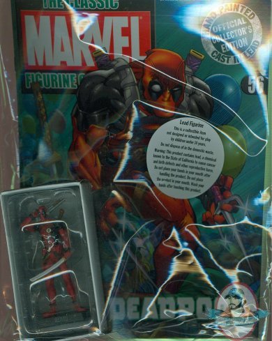 Classic Marvel Figurine Collector Magazine #56 Deadpool Eaglemoss