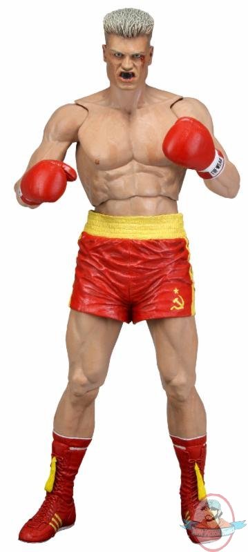 Rocky 40th Anniversary Series 2 Rocky IV Ivan Drago Red Trunks Neca