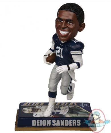NFL Retired Players 8 inch Dallas Cowboys Deion Sanders #21 BobbleHead