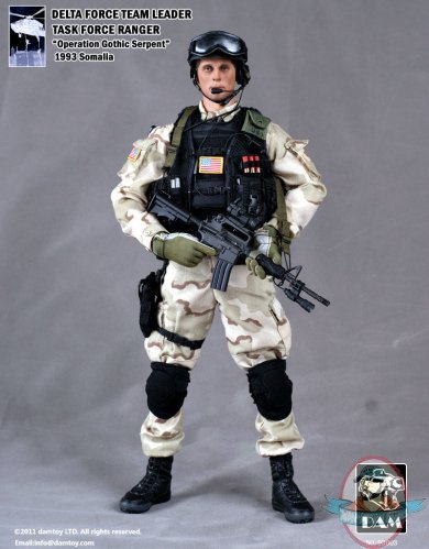 1:6 Delta Force Team Leader Task Force Ranger