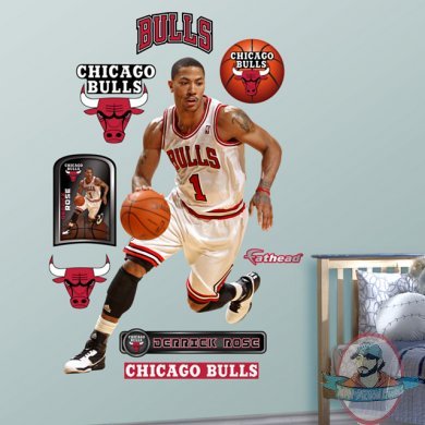 Fathead NBA Derrick Rose No. 1 Chicago Bulls