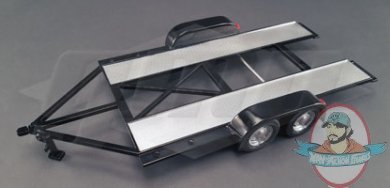 1:18 GPM Tandem Car Trailer Black Acme Trading