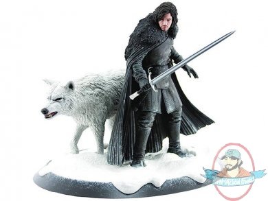 Game of Thrones Jon Snow & Ghost Statue by Dark Horse