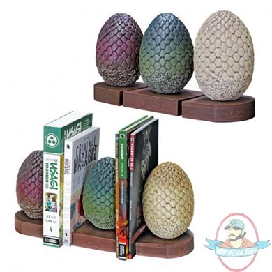 Game of Thrones Dragon Egg Bookends by Dark Horse