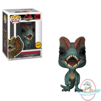 Pop! Movies Jurassic Park Dilophosaurus Chase #550 Vinyl Figure Funko